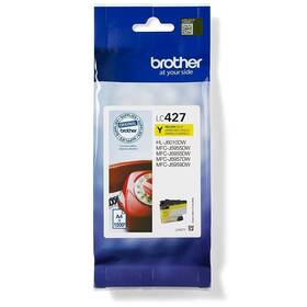 Inkoustová náplň Brother LC-427Y, 1500 stran žlutá

