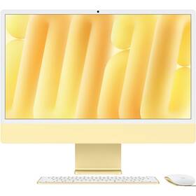 Počítač All In One Apple 24" CTO Sklo s nanotexturou M4 10× CPU 10× GPU, 24 GB, 2 TB - žlutý CZ 

