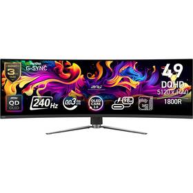 Herní monitor MSI MPG 491CQPX QD-OLED černý

