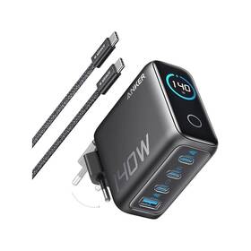Nabíječka do sítě Anker 140W, 3xUSB-C/1x USB-A šedá

