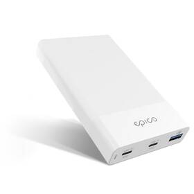 Nabíječka do sítě Epico 60W USB-C PD 18W, USB QC 3.0 bílá

