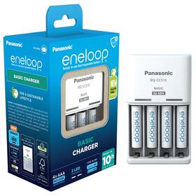 Nabíječka Panasonic Eneloop K-KJ51MCC04E + AAA, 800 mAh, 4 ks 
