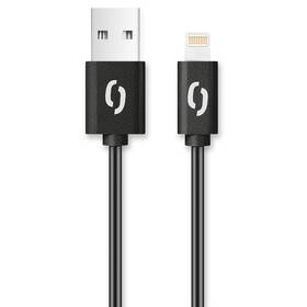 Kabel Aligator USB/Lightning, 2m černý

