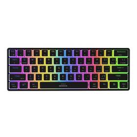 Klávesnice Genesis THOR 660 G2, RGB, Bluetooth, Gateron Red, US layout černá

