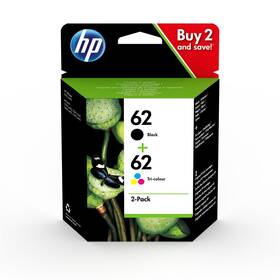 Inkoustová náplň HP 62, 200+165 stran vícebarevná

