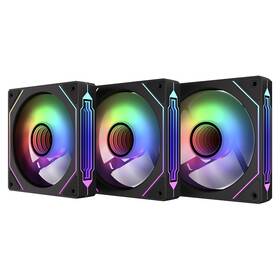 Ventilátor KRUX Corvus 120 ARGB KIT černý

