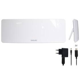 Anténa pokojová Evolveo Xany 1 LTE 230/5V, 50dBi aktivní pokojová DVB-T/T2, LTE filtr 

