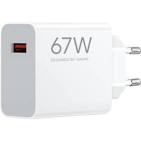 Nabíječka do sítě Xiaomi HyperCharge 67W, 1x USB-A bílá

