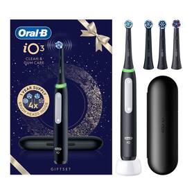 Zubní kartáček Oral-B Black, 4 náhradní hlavice černý

