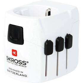 Cestovní adaptér SKROSS univerzální, 2x USB 

