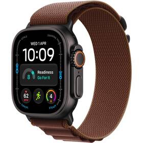 Chytré hodinky Apple GPS + Cellular 49 mm černý titan, burgundsky červený alpský tah - S 

