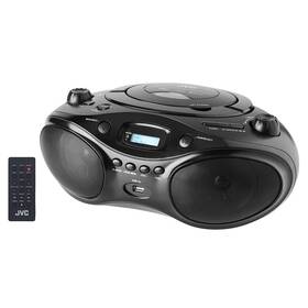 Radiopřijímač DAB+/CD JVC RD-E661B-DAB černá barva
