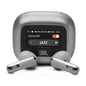 Sluchátka JBL Live Flex 3 stříbrná

