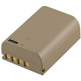 Baterie Jupio BLX-1 / BLX1 ULTRA C 2400 mAh, USB-C (OM-System) hnědá

