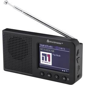 Radiopřijímač s DAB+ Soundmaster DAB175SW černá barva
