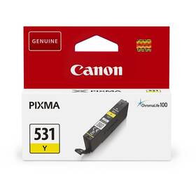 Inkoustová náplň Canon CLI-531 Y, 191 stran žlutá

