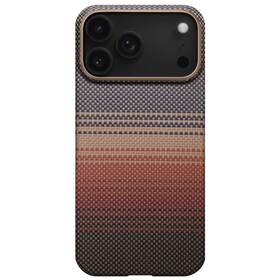 Kryt na mobil Pitaka Ultra-Slim Sunset na Apple iPhone 17 Pro Max hnědá barva
