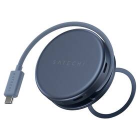 USB Hub Satechi On-the-Go 5 v 1 (1x HDMI 4K 60Hz, 1x USB-C, 1x USB-A 3.0, 1x USB-C PD 60W, 1x SD) tmavě modrý

