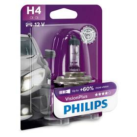 Autožárovka Philips VisionPlus H4 (1 ks) 


