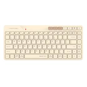 Klávesnice A4Tech FStyler FBK26C AS, CZ krémová

