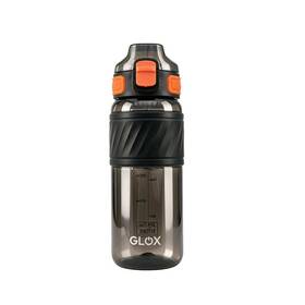 Láhev na pití GLOX 1025B 0,6 l černá/oranžová

