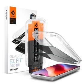 Tvrzené sklo Spigen tR EZ Fit Pro HD (Privacy) na Apple iPhone 18 Pro (2 ks) průhledné

