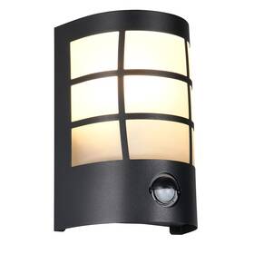 Nástěnné svítidlo Reality SINTRA, E27, max. 25W, pohybový senzor černé


