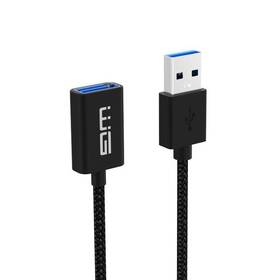 Kabel WG USB/USB prodlužovací, 3m černý


