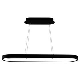 Závěsné svítidlo IMMAX NEO HIPODROMO SMART 120x30cm 42W Zigbee 3.0 černá barva
