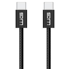 Kabel WG USB-C/USB-C, 60W, 3m černá barva
