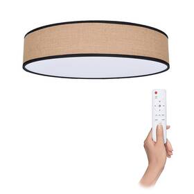 Stropní svítidlo Solight Brownie, 48W, 3360lm, 40cm, teplá/neutrální/studená bílá, dálkové ovládání černé/hnědé

