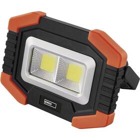 Svítilna EMOS COB LED pracovní, 350 lm, 3× AA černá/oranžová

