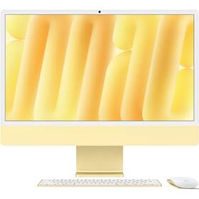 Počítač All In One Apple 24" CTO M4 8× CPU 8× GPU, 24 GB, 512 GB - žlutý CZ 

