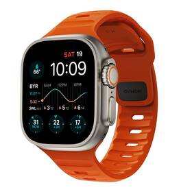 Řemínek NOMAD Sport Strap M/L na Apple Watch 42mm/44mm/45mm/49mm oranžový

