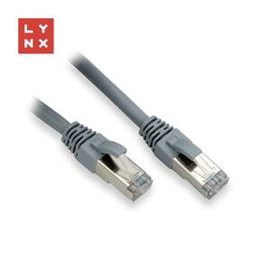 Kabel Lynx FTP patch Cat6, PVC, 2m šedý

