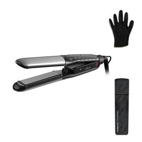 Žehlička na vlasy Rowenta SF712 LE0 Karl Lagerfeld Thermostyle černá/stříbrná


