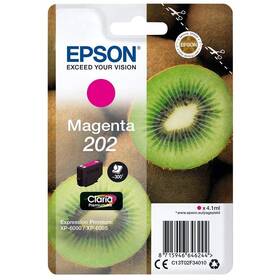 Inkoustová náplň Epson 202, 300 stran purpurová

