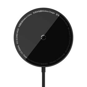 Bezdrátová nabíječka Baseus Simple Mini3, 15W, USB-C černá

