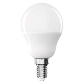 Žárovka LED EMOS Classic mini globe, 4,2W, 470lm, E14, neutrální bílá 

