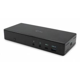 Dokovací stanice i-tec USB-C Quattro Display, PD 85 W černá

