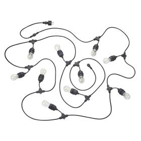 Párty osvětlení Reality Chain, 10x E27 LED, 6,5m černé

