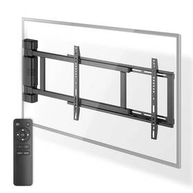 Držák TV Nedis motorizovaný, pro úhlopříčky 32" až 75", nosnost 50 kg černý

