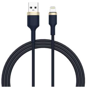Kabel GoGEN USB-A / Lightning, 1m, opletený modrý

