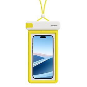 Pouzdro na mobil sportovní Baseus DeepDive bílé/žluté

