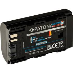 Baterie PATONA pro blesk Canon LP-EL 2600mAh Li-Ion Platinum (Canon Speedlite EL-1) černá

