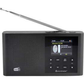 Radiopřijímač s DAB+ Soundmaster DAB165SW černá barva
