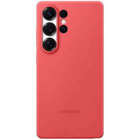 Kryt na mobil Samsung Silicone na Galaxy S25 Ultra červený

