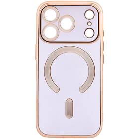 Kryt na mobil WG Magic Eye Magnet na Apple iPhone 17 Pro zlatý/průhledný


