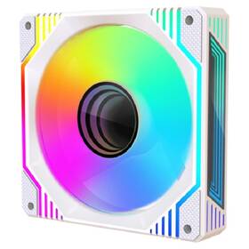 Ventilátor 1stCOOL AURA EVO Mirror ARGB PWM bílý

