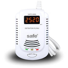 Detektor plynů Safe 808L hlásič zemního plynu 

